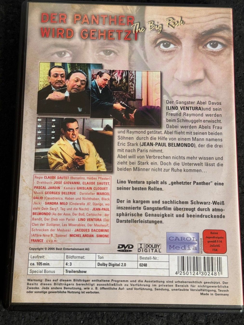 Alle DVDs: Der Panther wird gehetzt "The Big Risk" DVD DE – Gebraucht aus Fribourg von tschjoly 1