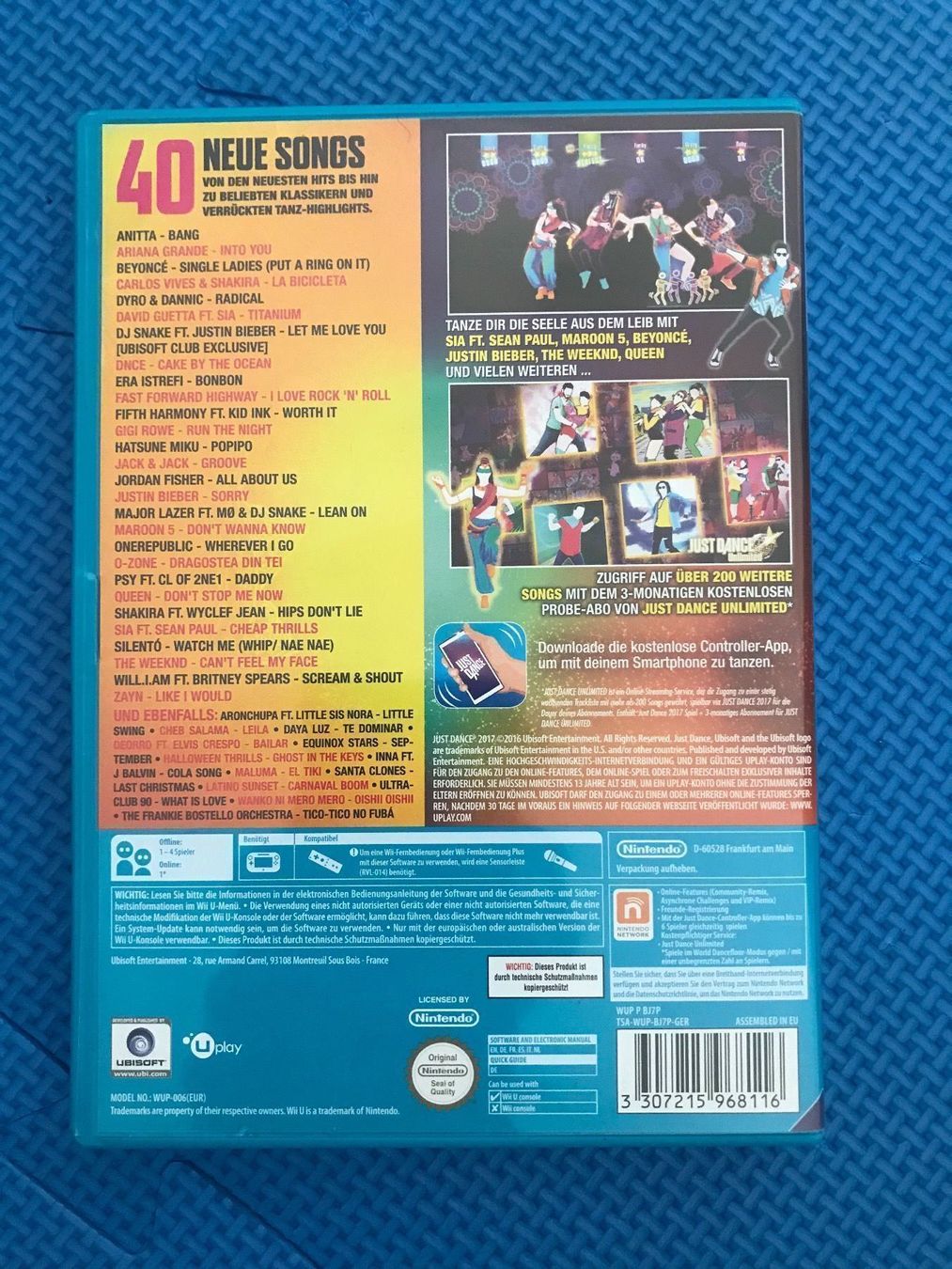 Nintendo Giochi: Just Dance 2017 Nintendo Wii U – Usato da Gossau SG venduto da schlitzerdemon 2