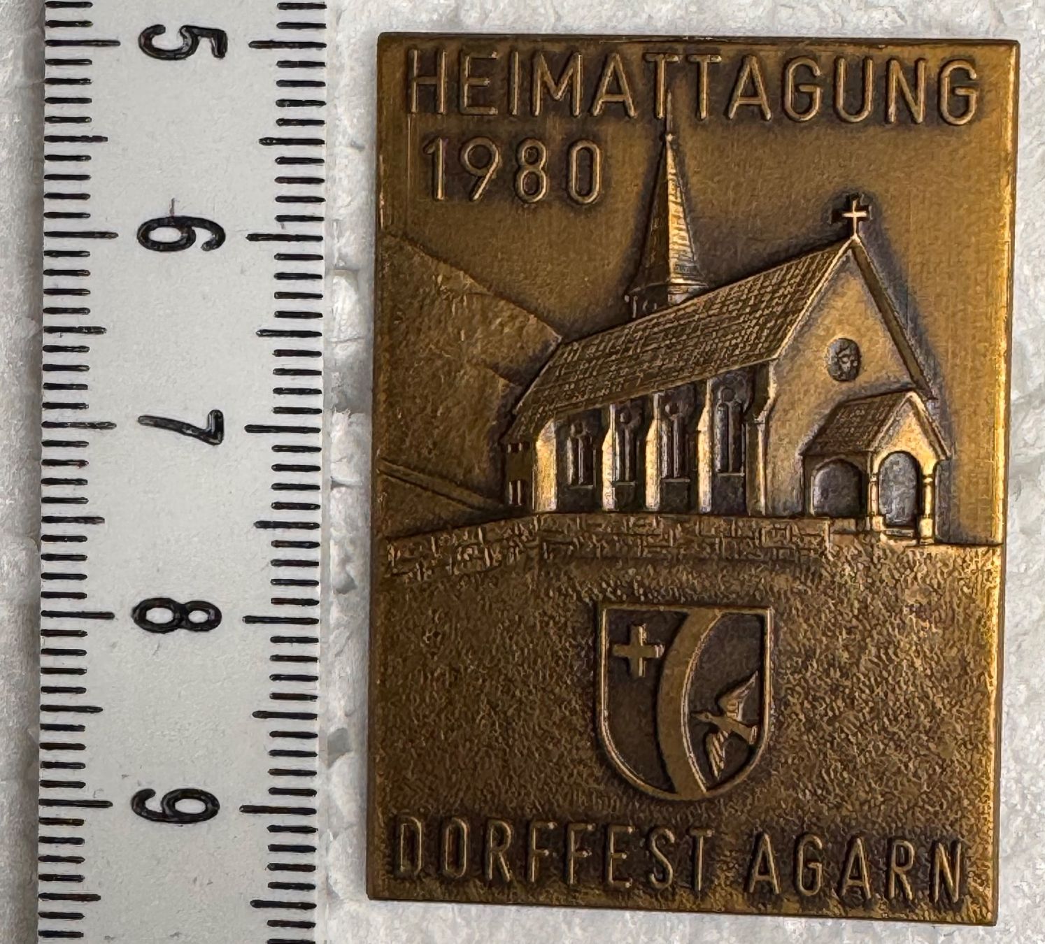 Placchette & Badge: Abzeichen, Heimattagung 1980 - Dorffest Agarn – Usato da Andwil SG venduto da Ariisa1234 3