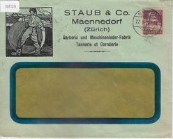 Staub & Co. Männedorf 27.1.1927 Gerberei
