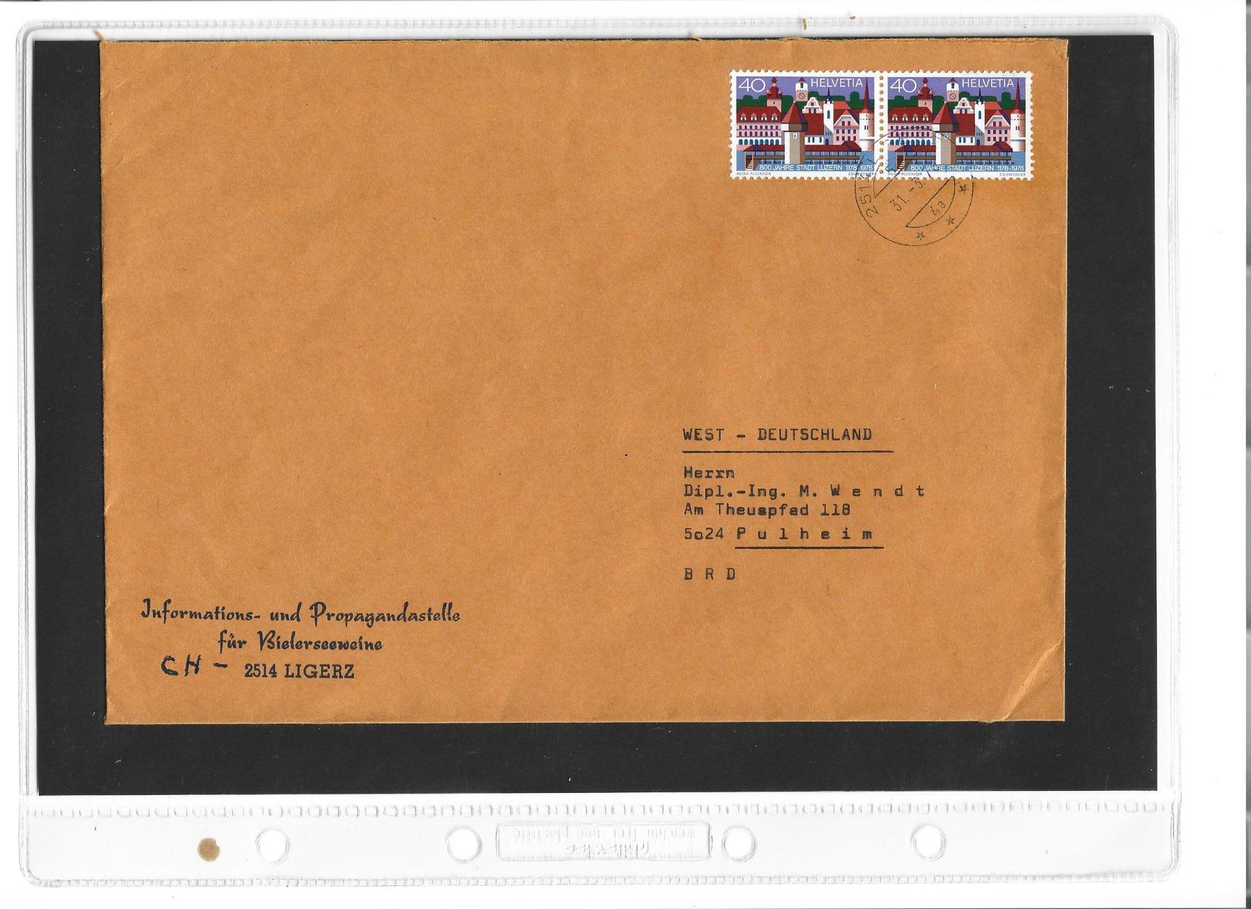 Tutti i francobolli: 10 lettres 10 Buchstaben – Usato da Delemont venduto da toutdubon11 8