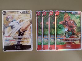 One Piece Deckbau OP17 Koby/Hibari Karten
