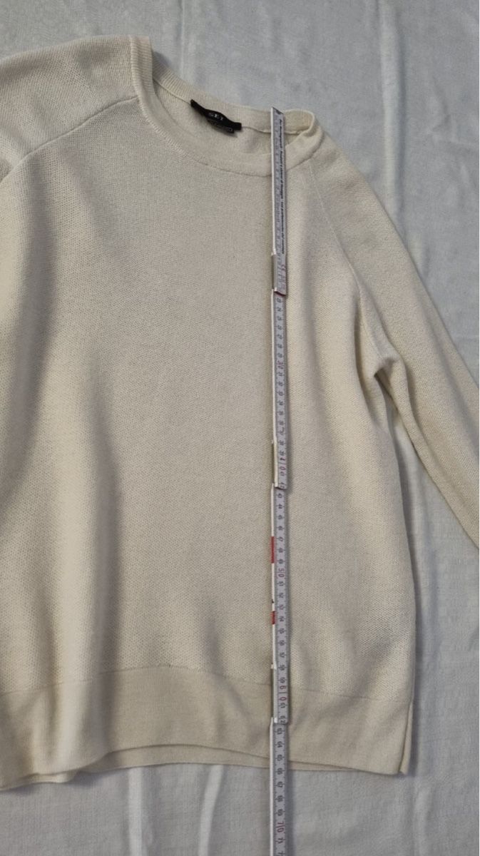 Pullover & Sweatshirts: Edler wollweisser Pullover der Marke SET, Gr. M – Gebraucht aus Zuchwil von Arche0 3
