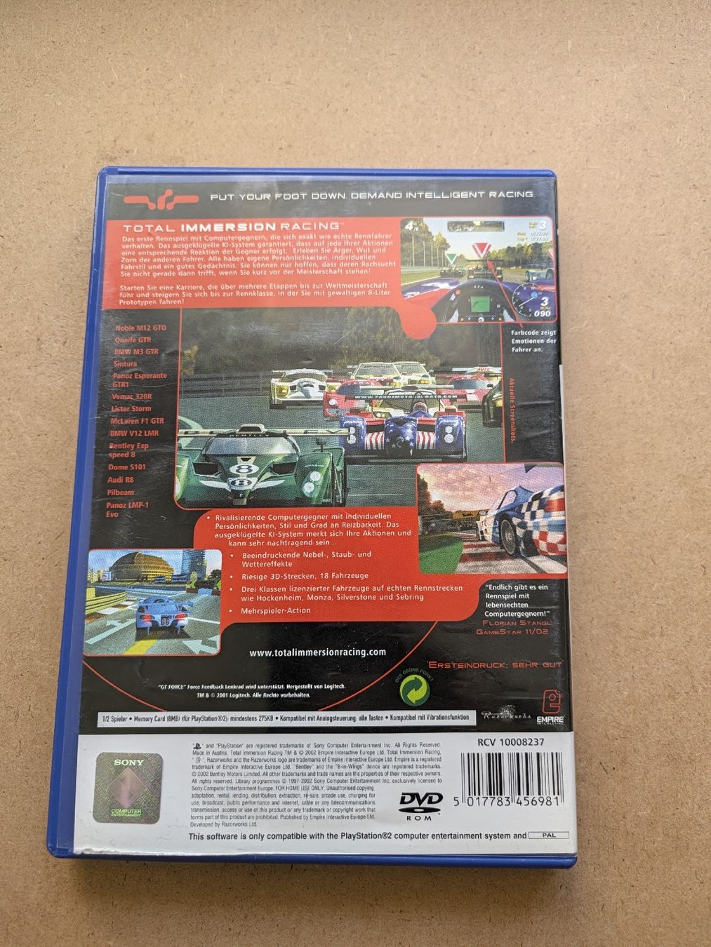 Jeux: Total Immersion Racing PS2  – D'occasion à Chur par FreakofRarity 1