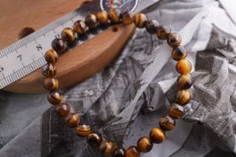 Tigerauge    Kugel    Armband     Rausverkauf