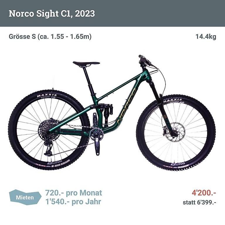 Velos: Norco Sight C1 (2023), Grösse S – Gebraucht aus Zürich von Testo 1