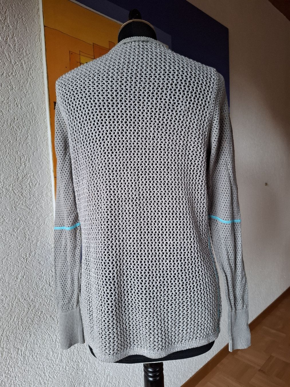 Maglioni & Felpe: gr M 38 40 Strickpullover Damen Silber grau 1006 Frühling – Usato da Vinelz venduto da sonnenmond77 3