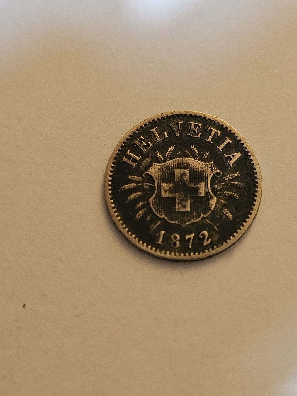 Tutti le monete: 5 Rappen 1872 – Usato da Pfäffikon ZH venduto da Melibol