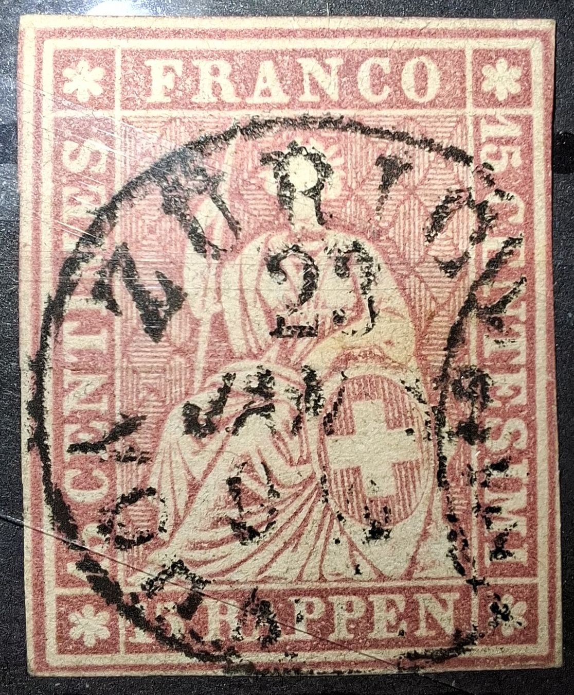 Alle Briefmarken: Lot Strubel G - Druck Periode Kat. 1220.- – Gebraucht aus Balgach von SIMEON27 3