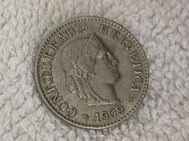 5 centimes/rappen 1909