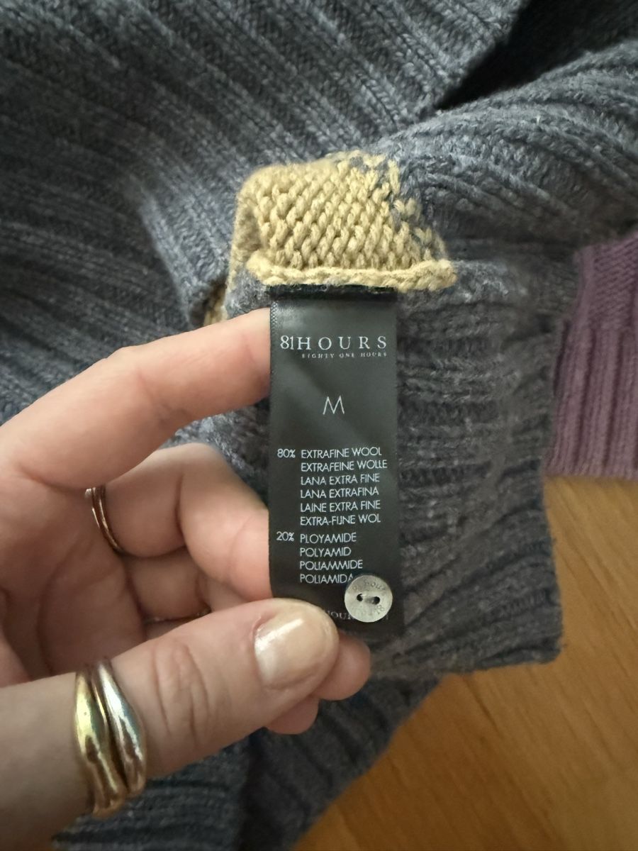 Maglioni & Felpe: Bunter Strickpullover 81 hours NEU Wolle NP über 400.- – Nuovo (secondo la descrizione) da Würenlos venduto da Style_lounge 2
