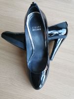 Schwarze Lack Pumps Stuart Weitzman Logosonny Gr. 38