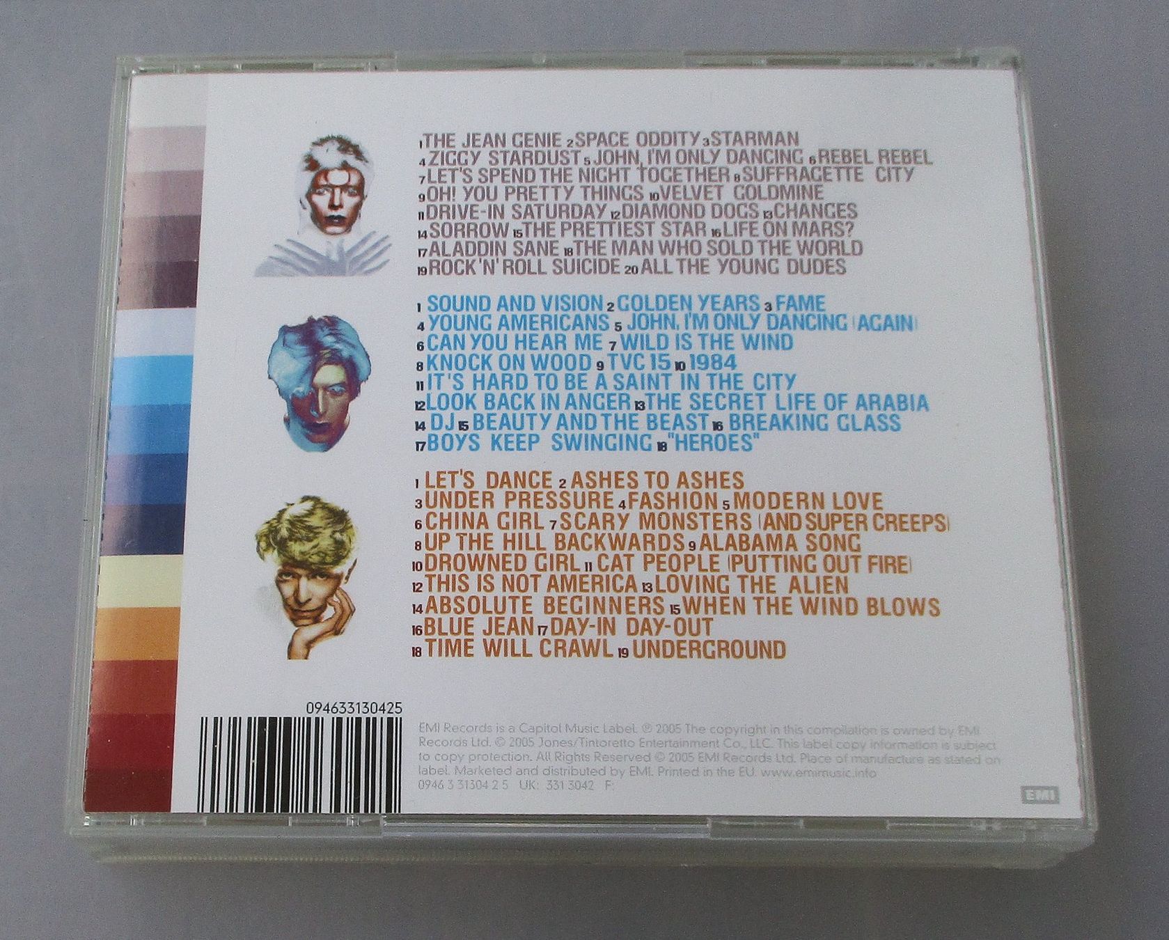CD: DAVID BOWIE - The Platinum Collection 3-CD – Usato da Wattwil venduto da Muriel11 1