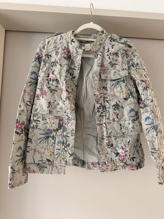 H&M Damen Jacke, Blumenmuster, Grösse 34, Top Zustand! (57)