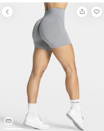 Graue Femme Sculpt Scrunch Shorts