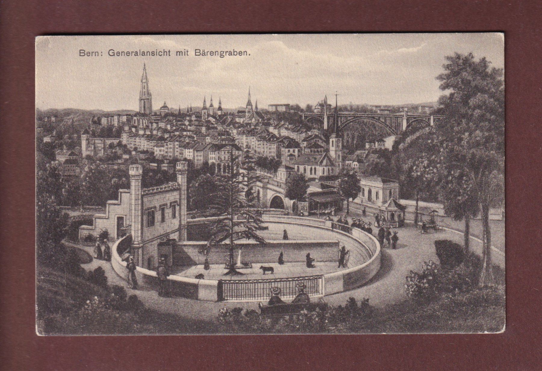 Cartoline postali: BERN - Teil mit Bärengraben – Usato da Pully venduto da nicecards-shop