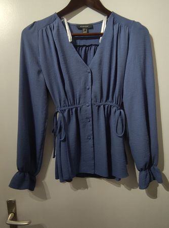 Damenbluse blau Grösse 36 Primark