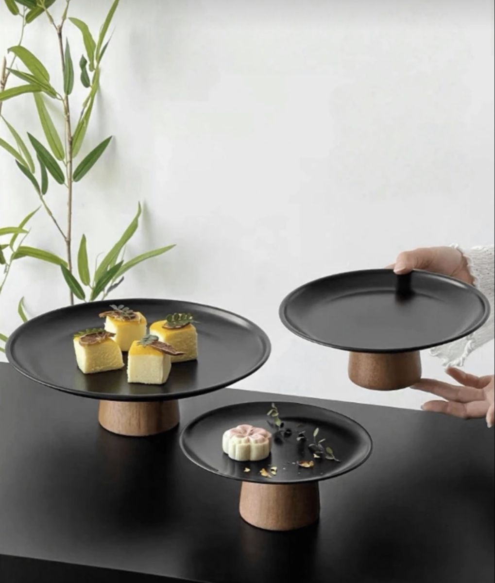 Set di piatti: Etagere Set Holz/Metall, 3 Grössen – Nuovo e nell'imballaggio originale da Emmenbrücke venduto da ShopDirect 2