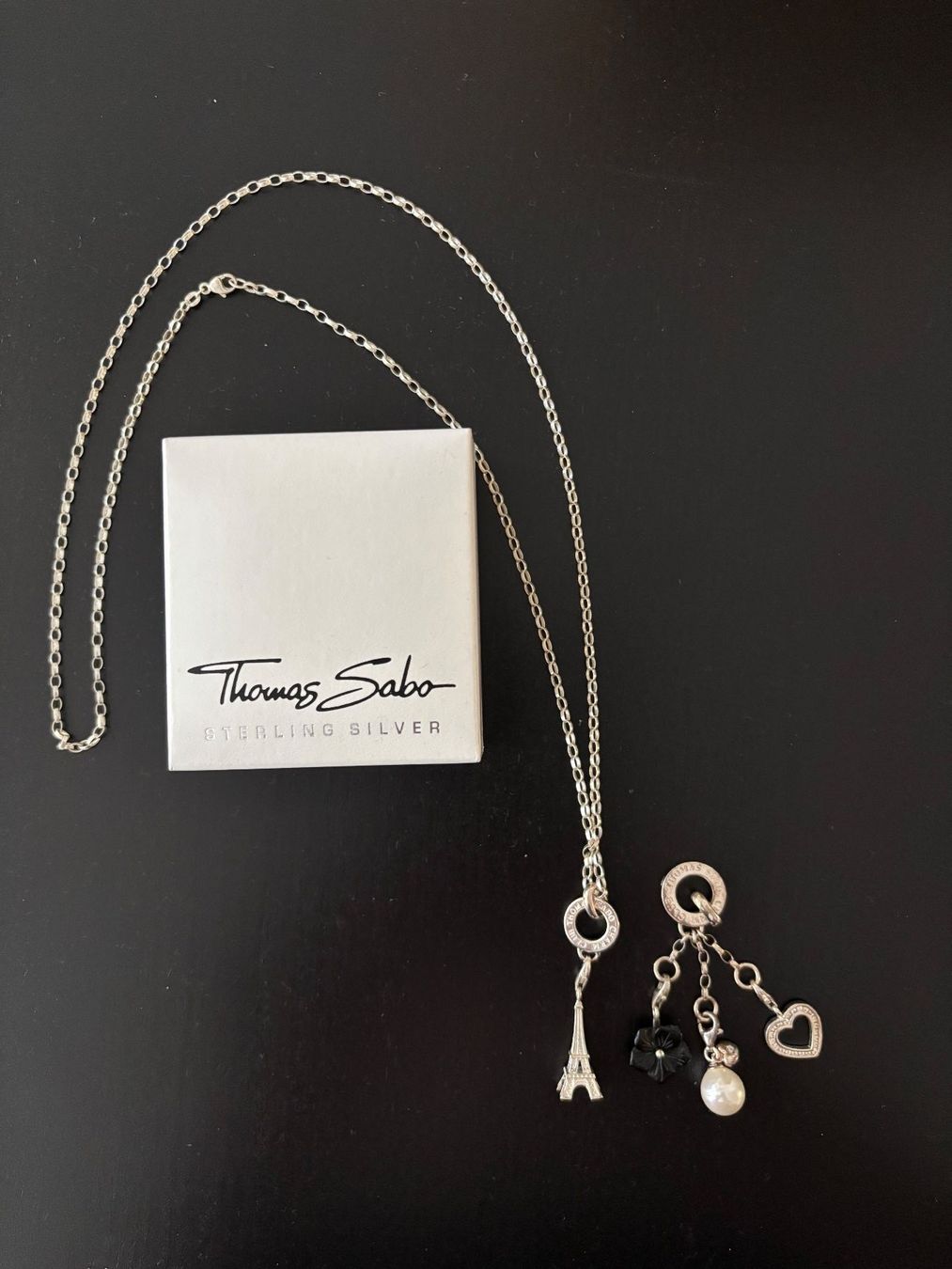 Thomas Sabo Catenine: Thomas Sabo Halskette mit 4 Charms – Usato da Goldach venduto da fairtrade90 1
