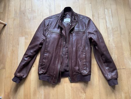 Herren Lederjacke Chevignon braun Grösse M gebraucht