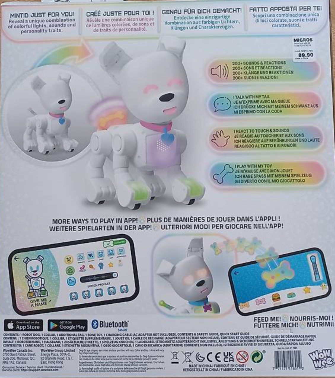 Giocattoli: WowWee MINTiD Dog-E Roboterhund – Nuovo e nell'imballaggio originale da Biberist venduto da ShopSoltan 3