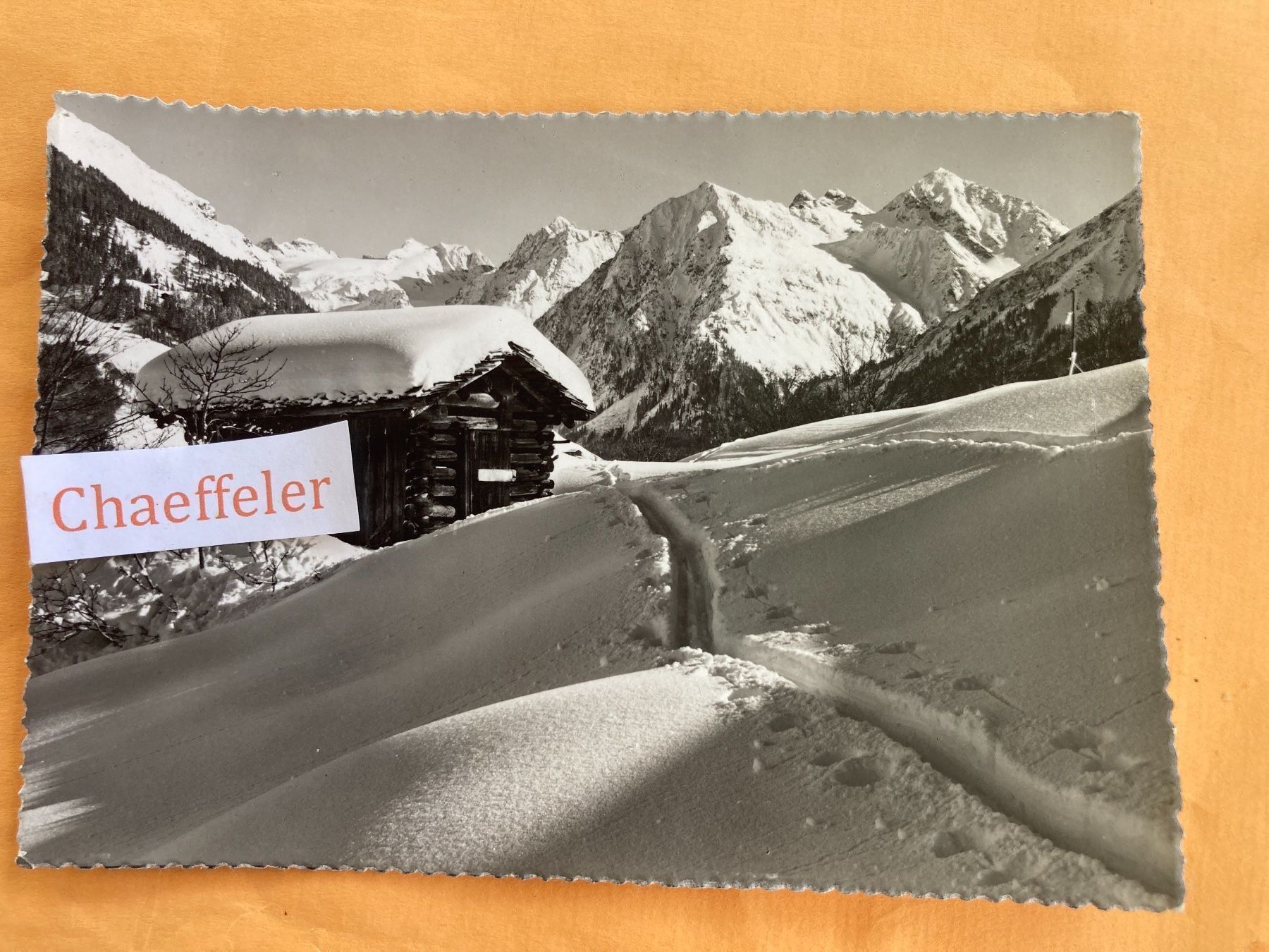 Cartoline postali: 1963 Klosters GB – Usato da Zürich venduto da Chaeffeler