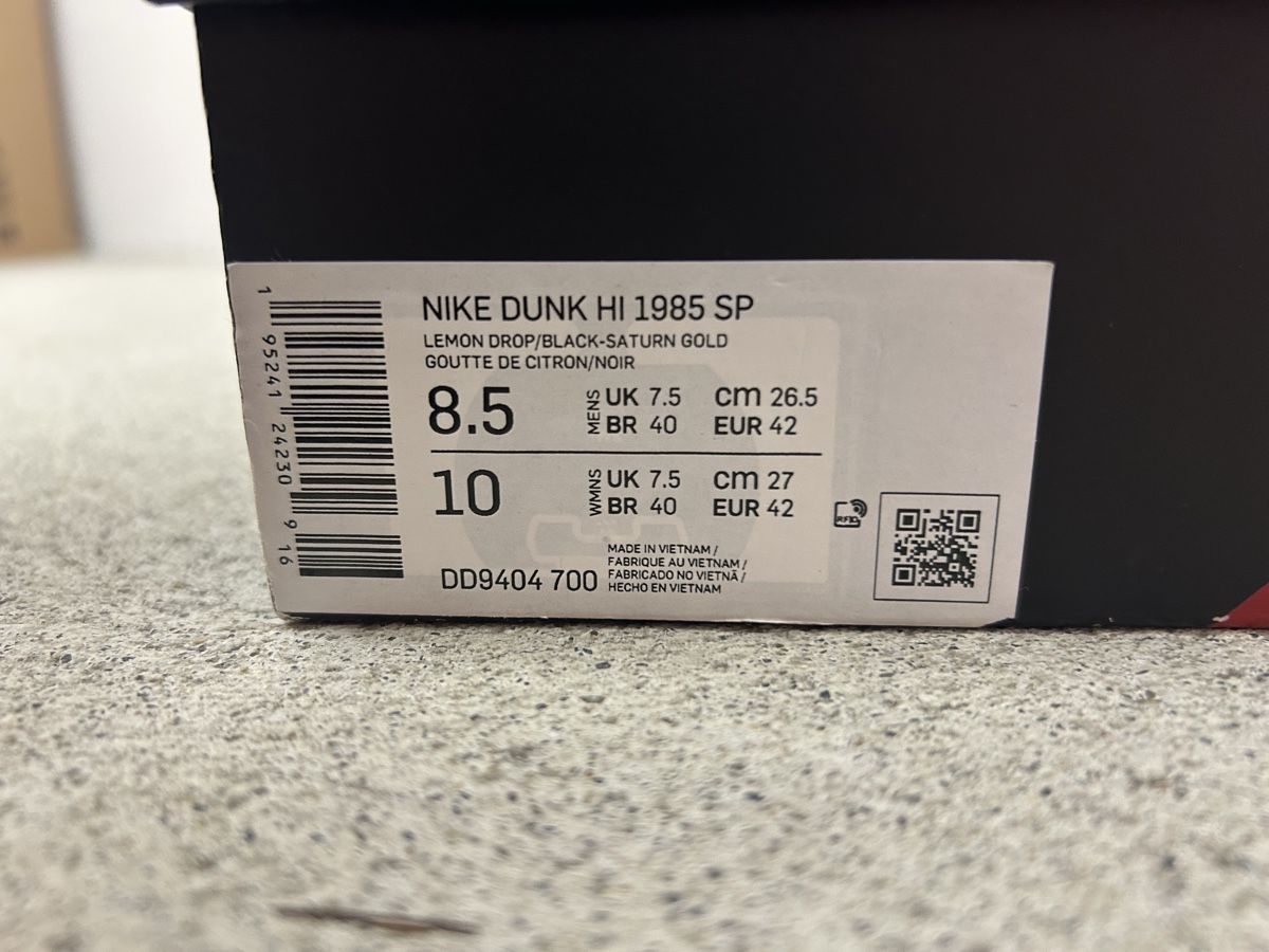 Nike Scarpe da uomo: Nike Dunk High Black Acid Wash – Nuovo e nell'imballaggio originale da St.Gallen venduto da y.vrn1 7