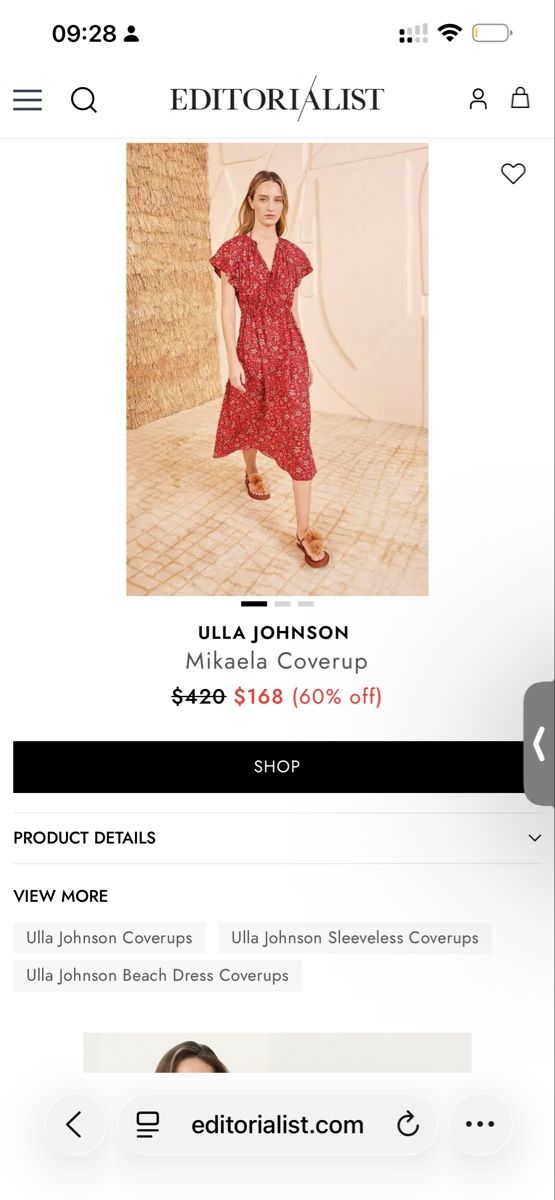Ulla Johnson Robes: Ulla Johnson Mikaela coverup – Neuf (Voir description) à Rain par thesta24 4