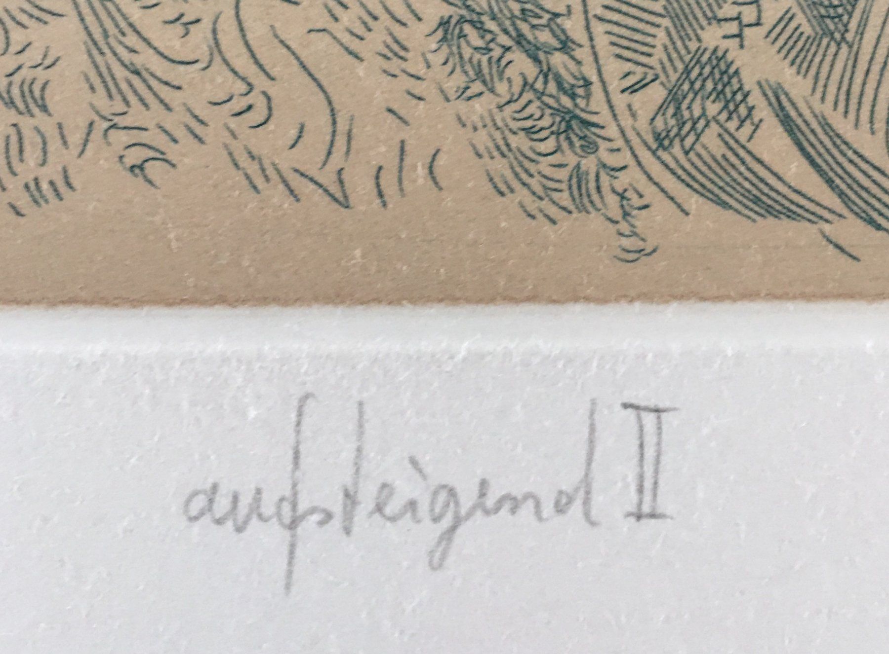 Dipinti: Yves Galgon "aufsteigend II" FARBRADIERUNG – Usato da Nennigkofen venduto da Schamane75 5