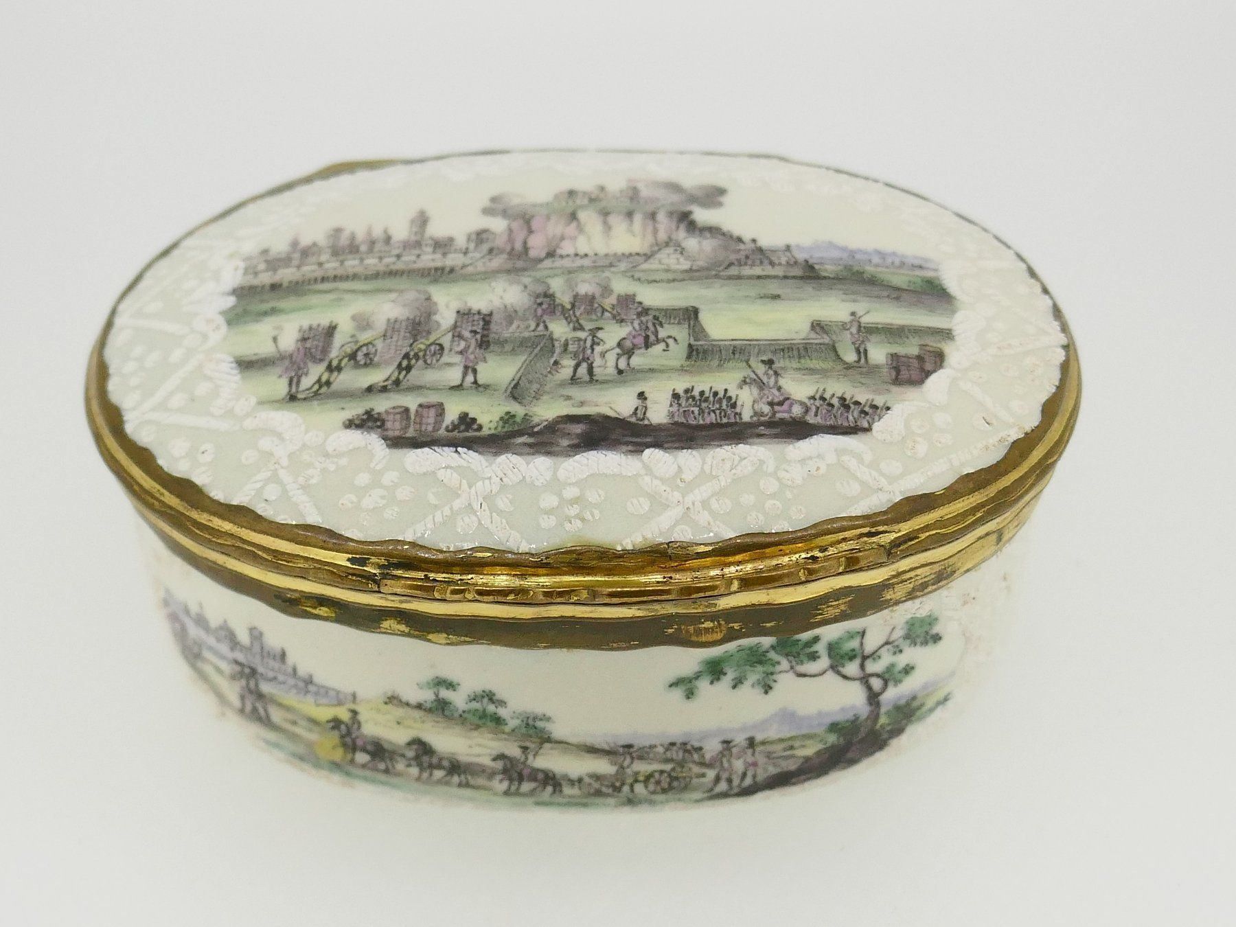 Fotocamera: Seltene Email Dose ca. 1770 8,6 x 6,5 cm – Usato da Schaffhausen venduto da swisswatches-andmore