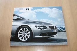 BMW 6er E63/E64 Prospekt / Broschüre 2007 - 630i/635d/650i