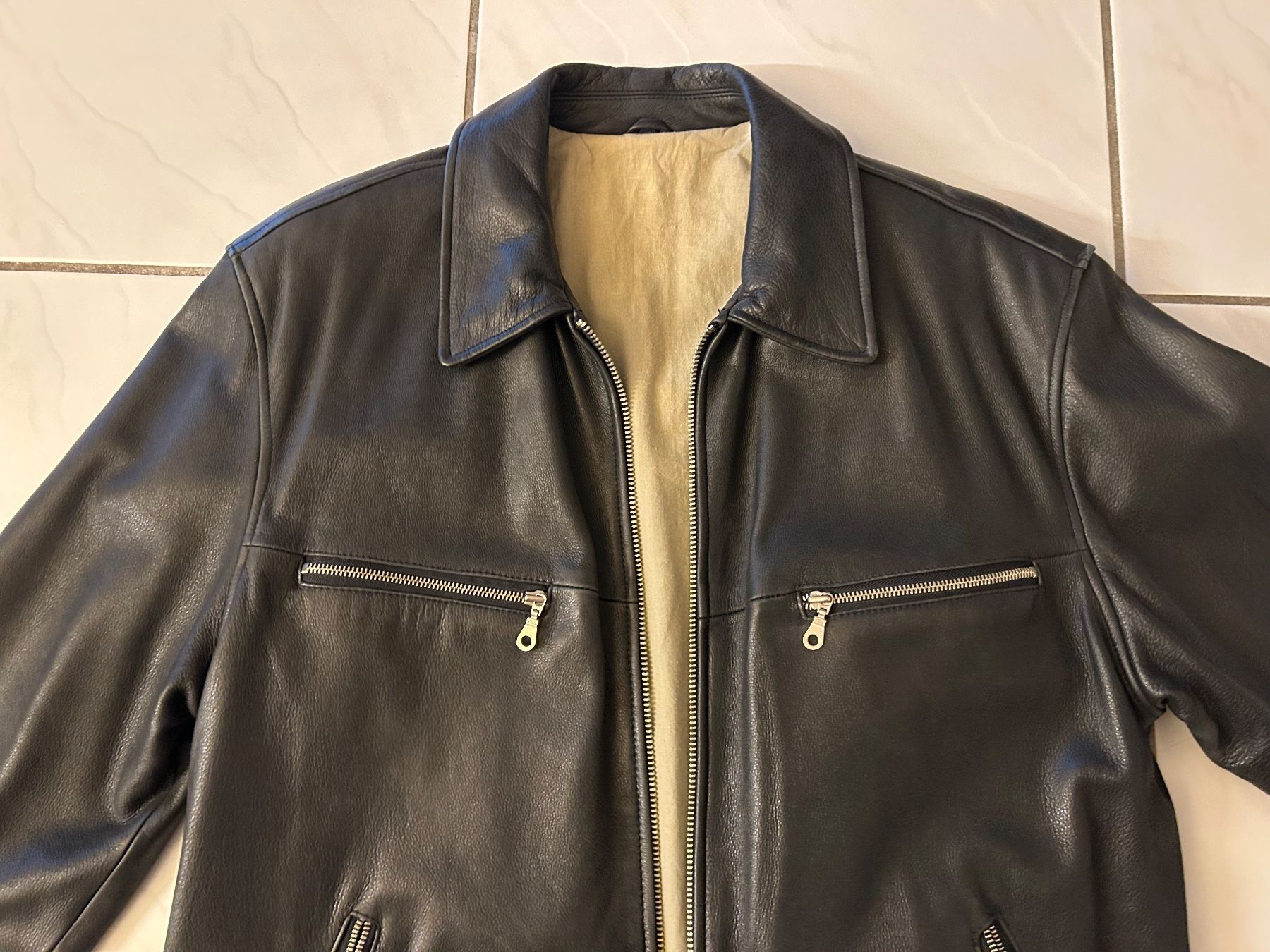 Giacche: Herren Rindslederjacke Leonardo, Grösse 52 – Usato da Gutenswil venduto da walker60 2