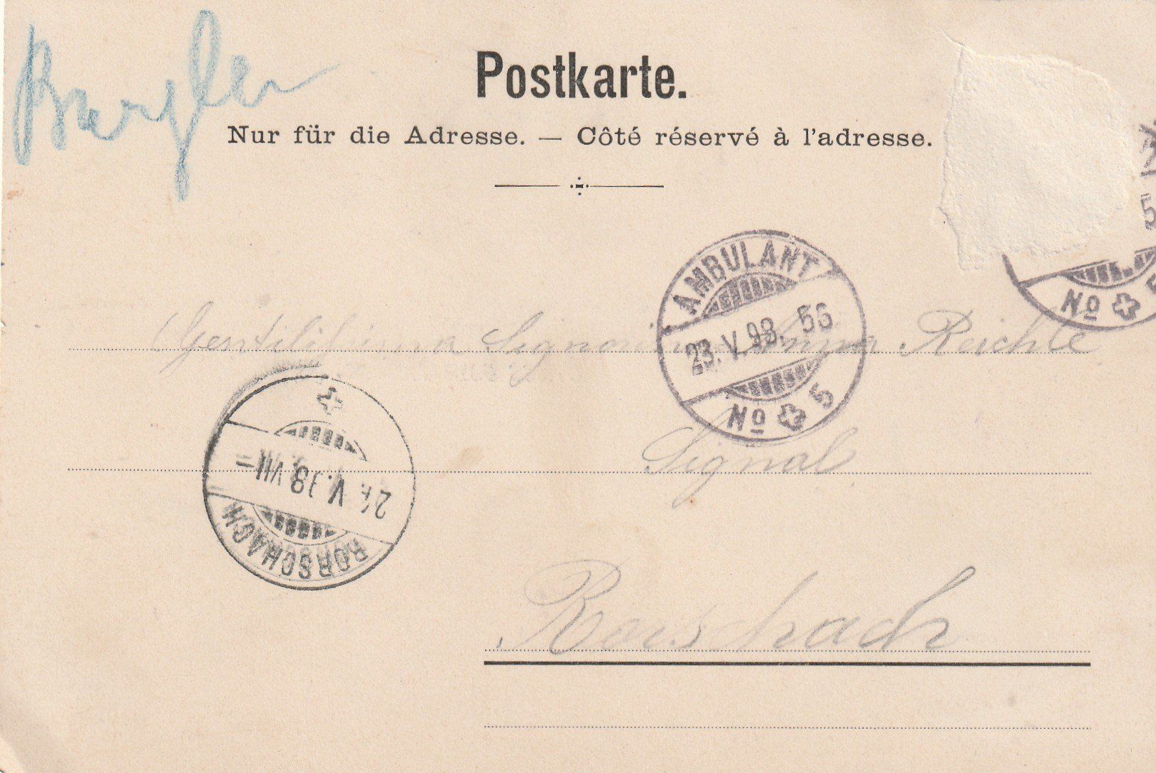 Cartoline postali: Gasthaus Nollen – Usato da Rorschacherberg venduto da fratovi2 1
