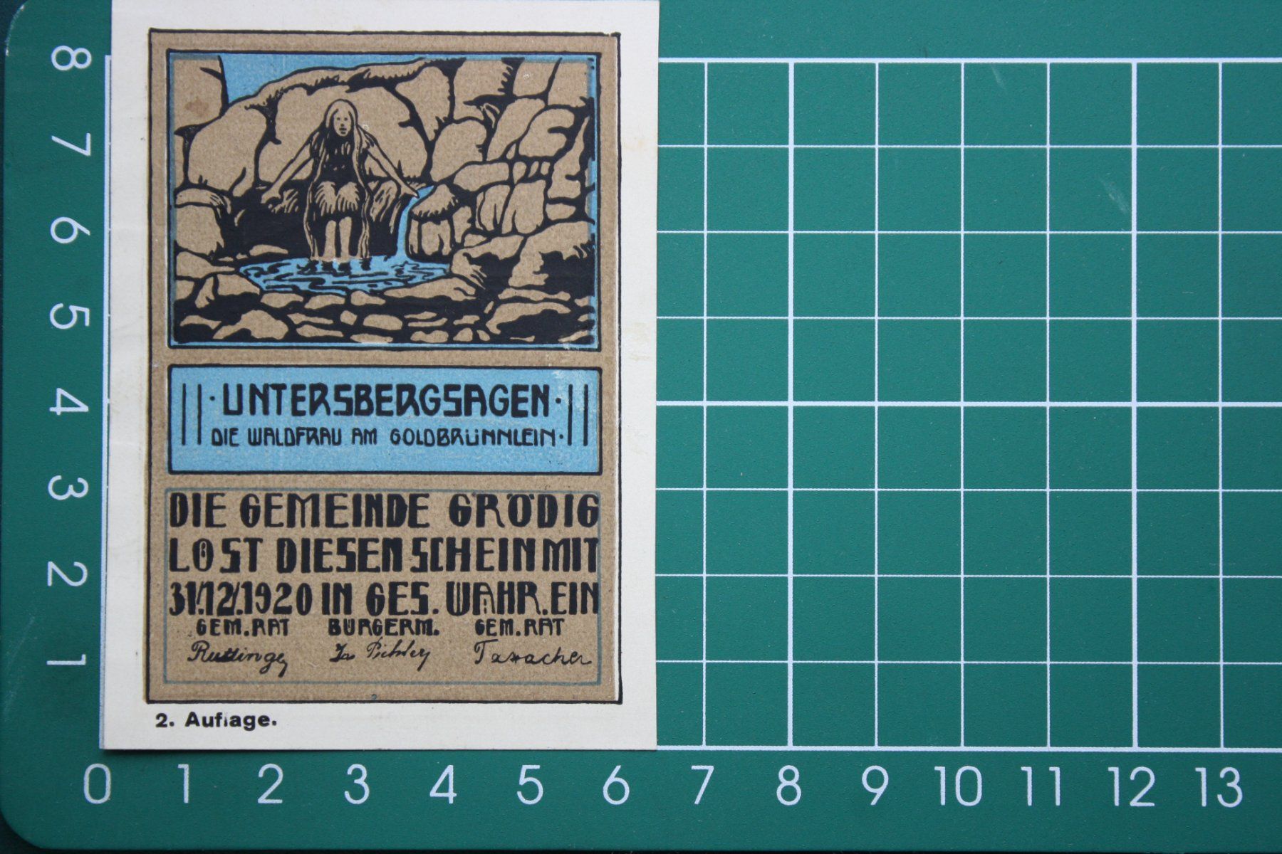 Completi & Tailleur: currency voucher austria grödig 40 heller 1920 – Nuovo (secondo la descrizione) da Laupen BE venduto da Gufi57 1