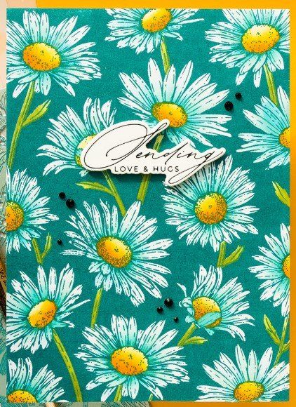 Sciablone: Spellbinders BetterPress-Hot Foil Plate  ** Daisy Shower ** – Nuovo e nell'imballaggio originale da Rubigen venduto da rofi100