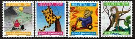 Satz Pro Juventute 2001 Weihnachtsmarke-Kinderbücher