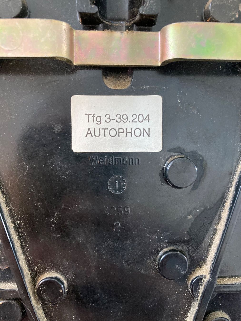 Telefone: Ancien téléphone Weidmann Réf. tfg3-39.204 – Gebraucht aus Aumont von del_f2k9 5