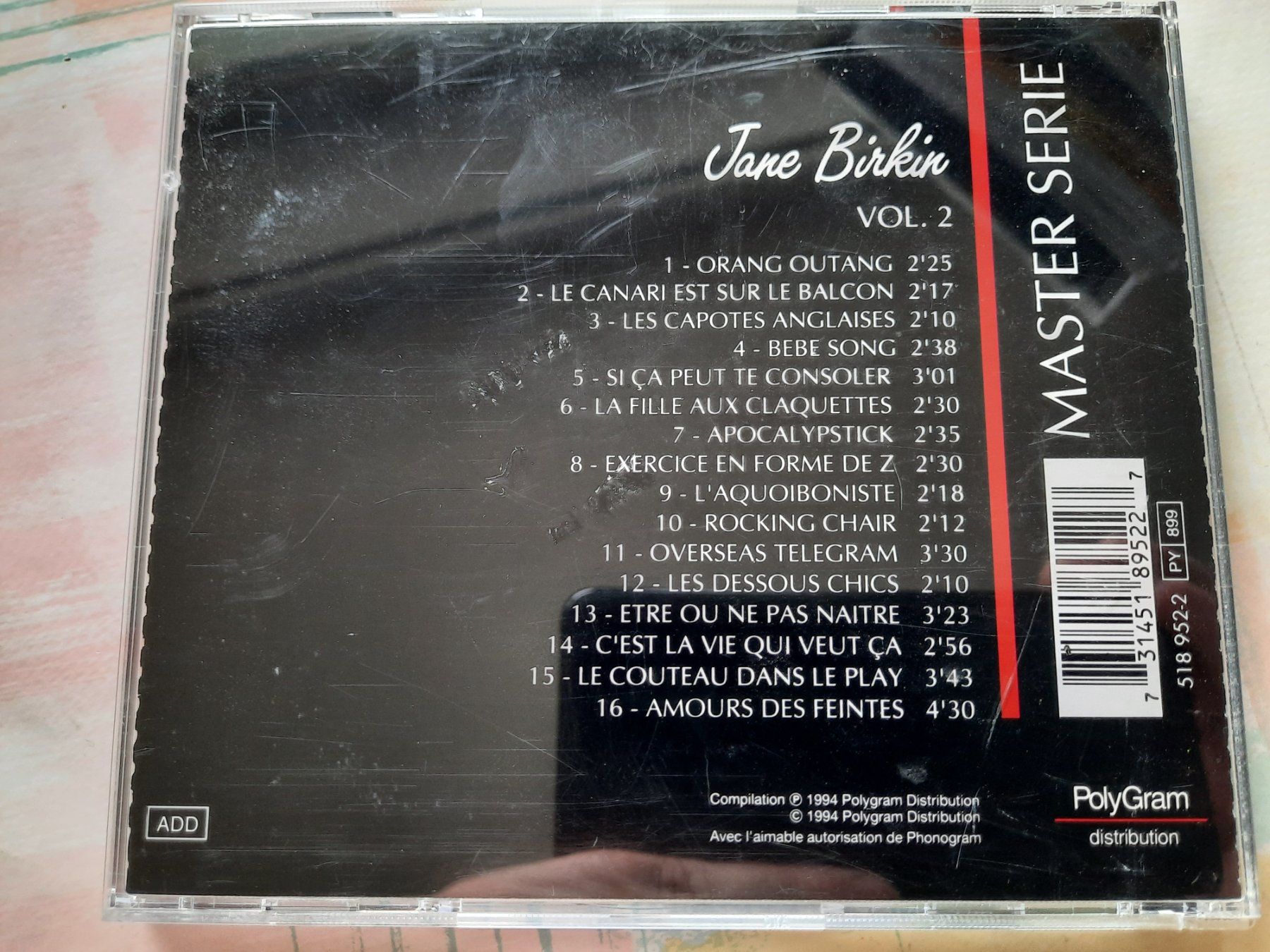 CDs: Cd Jane Birkin Volume Master Série – Gebraucht aus Pully von bro_n52j 2