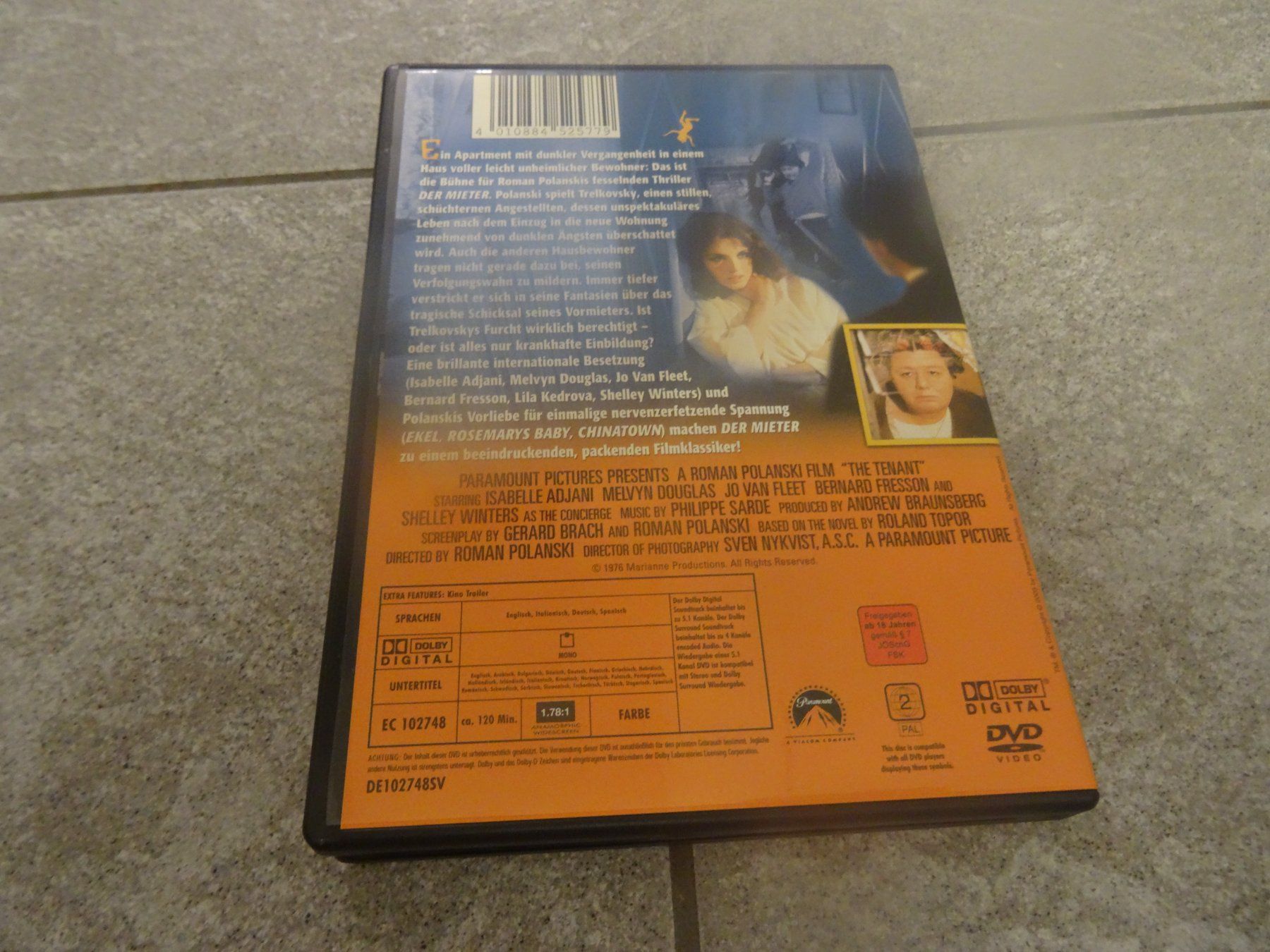 Tutti i DVDs: DVD Der Mieter Roman Polanski Thriller – Usato da Olten venduto da Disc-Verkauf 2