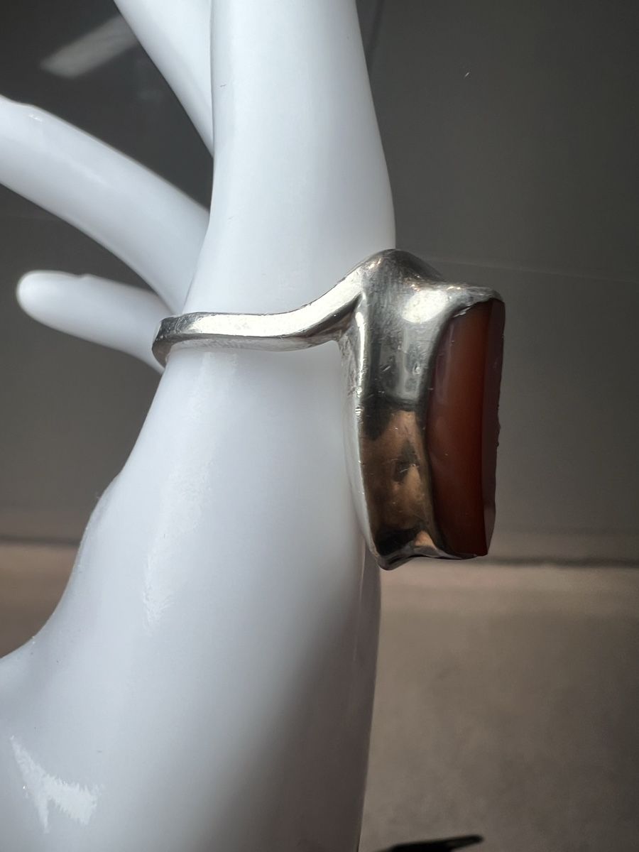 Ringe: Bague argent massif et cornaline – Neu (gemäss Beschreibung) aus Chenens von anasantos90 4