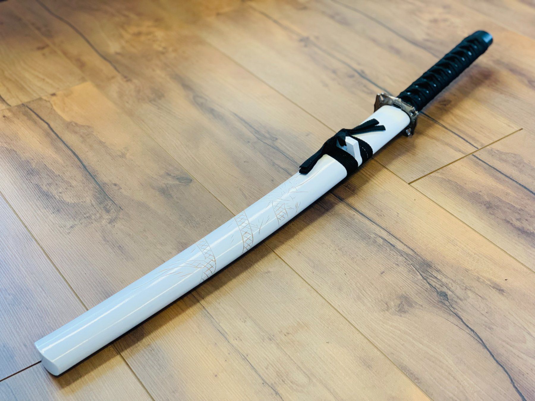 Art international: Katana TANTO Schwert WEISS 78cm NEU – Neuf avec emballage d'origine à Bergdietikon par shopAgent 1