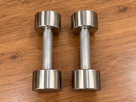 Kurzhantel Paar Chrom 2x3kg