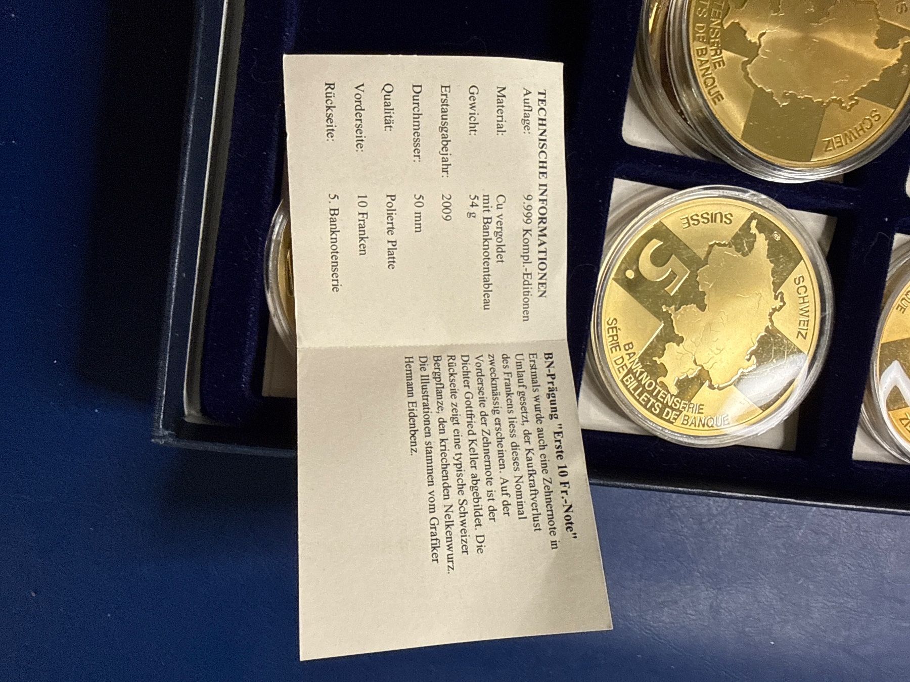 Medaillen: Banknoten Medaillen lot – Gebraucht aus Derendingen von iven70 3