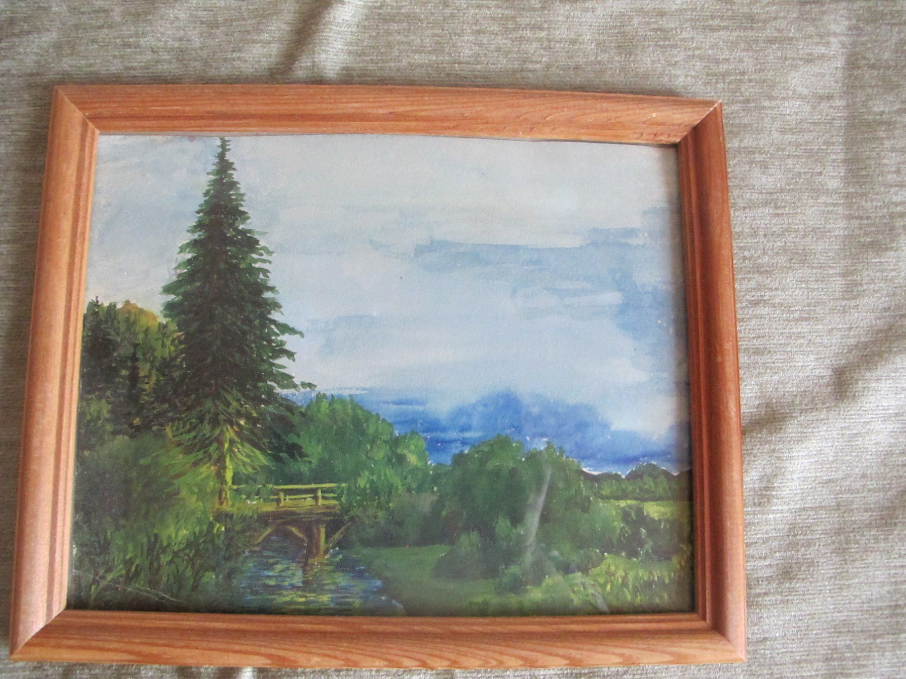 Dipinti: Aquarell um 1950 Rahmen hinter Glas – Usato da Löhningen venduto da Chimae67 1