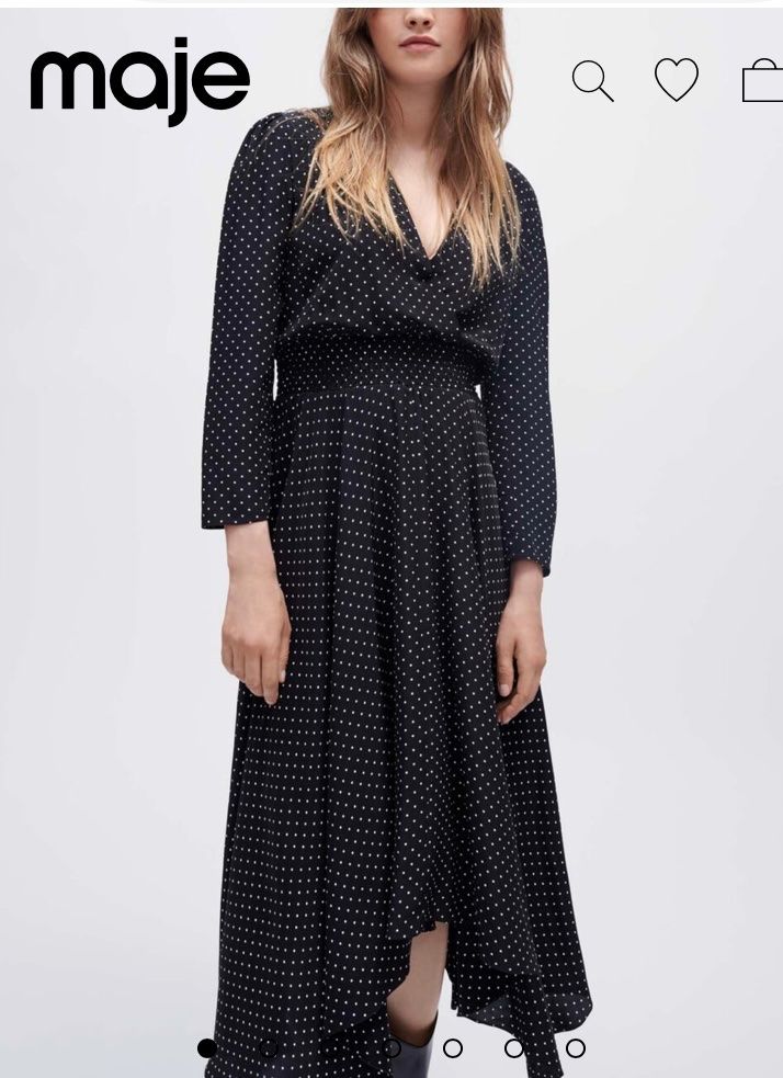 Maje Vestiti: MAJE Viscose Kleid, Gr. 36 neu – Nuovo e nell'imballaggio originale da Zollikon venduto da aba73 6