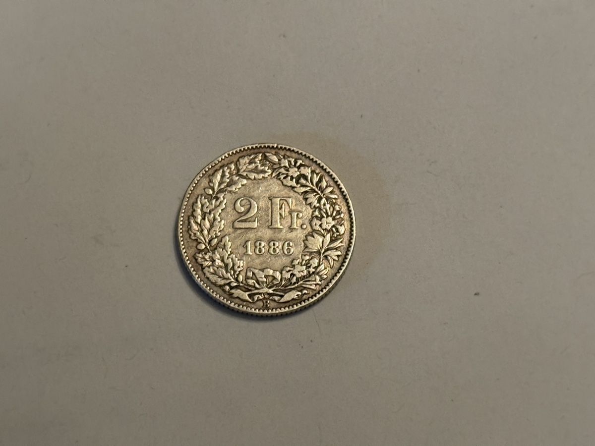 Toutes les monnaies: Schweiz 2 Franken 1886  – D'occasion à Zürich par daki81