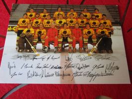 SC BERN TEAM 80ER JAHR ANTIKE AUTOGRAMMKARTE DRUCK
