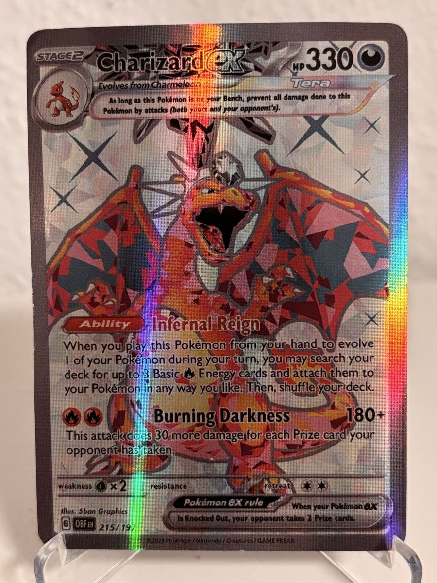 Pokémon Carte collezionabili: Pokémon Charizard ex 215/197 – Usato da Massagno venduto da Gametrader00
