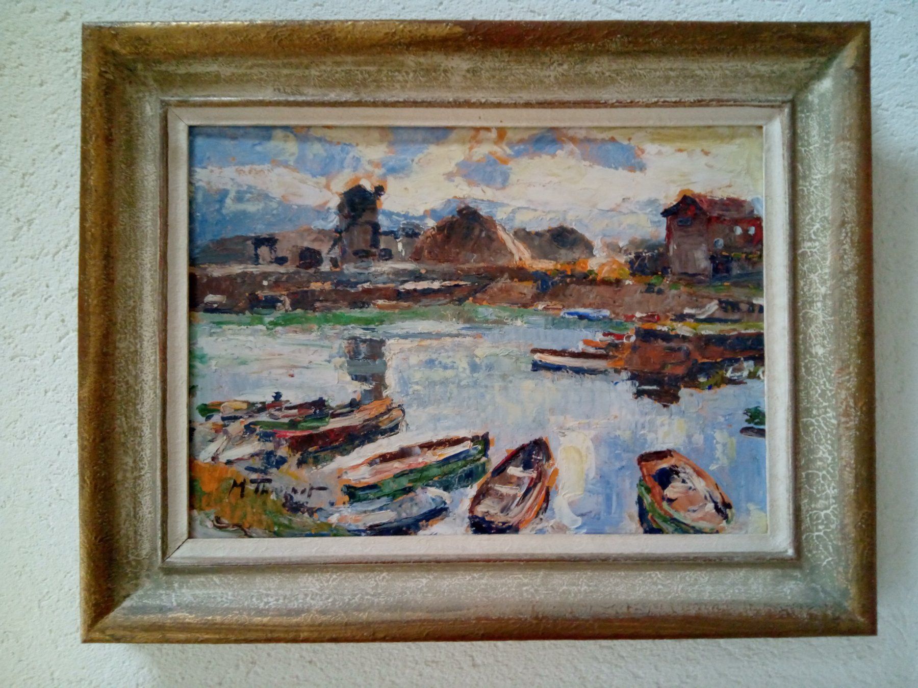 Dipinti: Bild von Max Robert Theynet 1875-1949; Colombier – Usato da Pratteln venduto da Zund-88-Funken