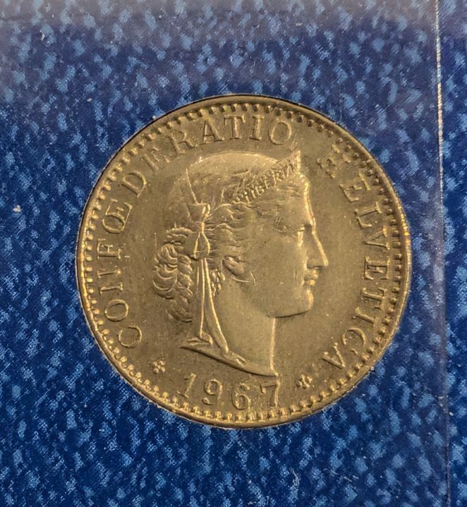 Tutti le monete: 20 Rappen 1967 – Usato da Arch venduto da coinsandmore